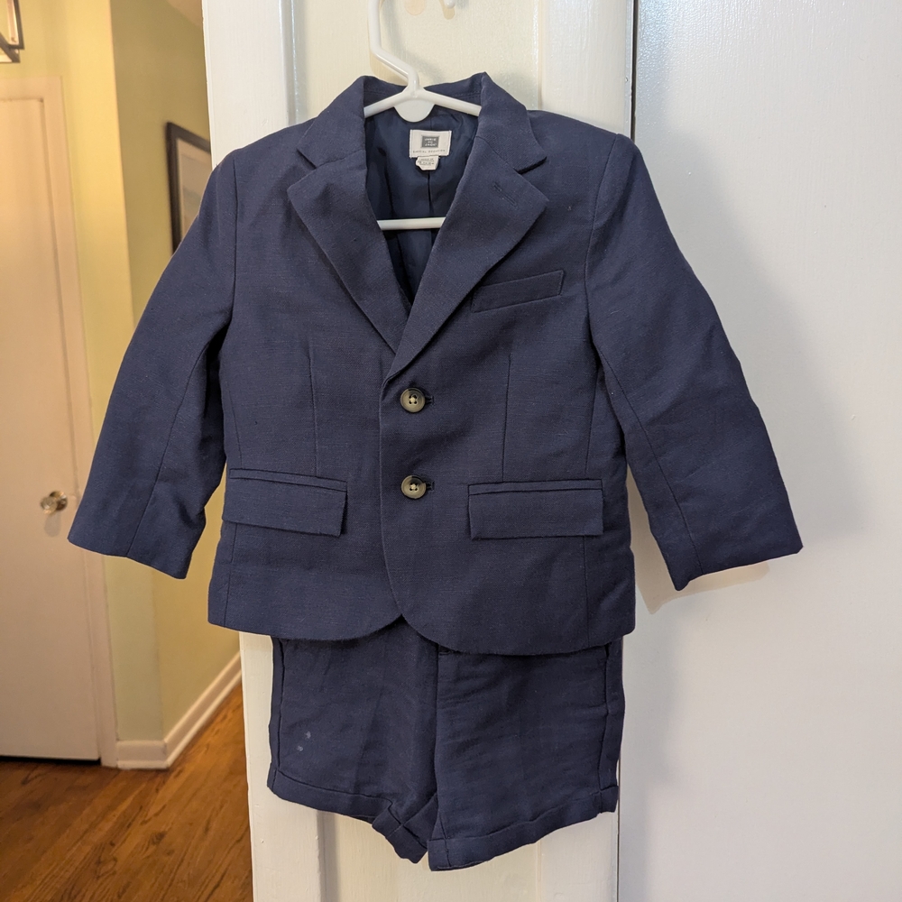 Janie and Jack Classic Blue Blazer Set